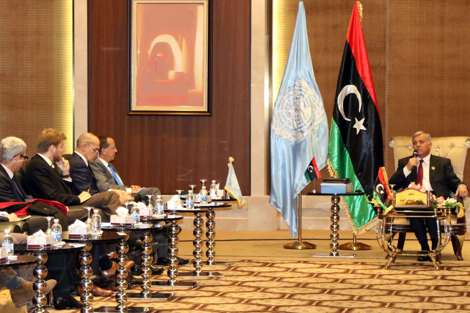 &nbsp;Nuri Abusahmin Libia congresso Tripoli (Afp)