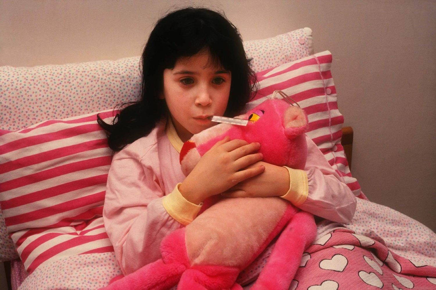 &nbsp;influenza febbre malattia bambina (Agf)