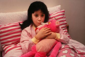 &nbsp;influenza febbre malattia bambina (Agf)