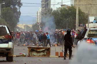 &nbsp;Kasserine, Tunisi, Tunisia, proteste (Afp)
