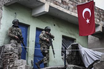 &nbsp;Turchia, polizia turca, antiterrrorismo Pkk, Diyarbakir (Afp)