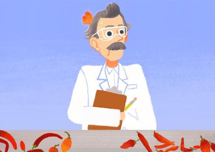 Doodle google su peperoncino