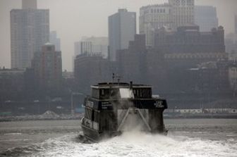 &nbsp;New York attende l'arrivo della tempesta del secolo (Afp)