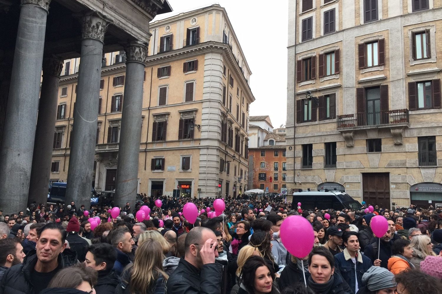 manifestazione popolo arcobaleno per unioni civili (ph Fortunato Pinto)&nbsp;