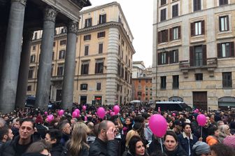 manifestazione popolo arcobaleno per unioni civili (ph Fortunato Pinto)&nbsp;