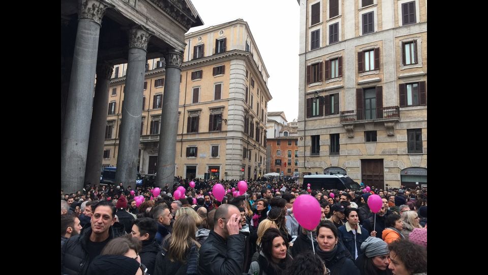 manifestazione popolo arcobaleno per unioni civili (ph Fortunato Pinto)&nbsp;