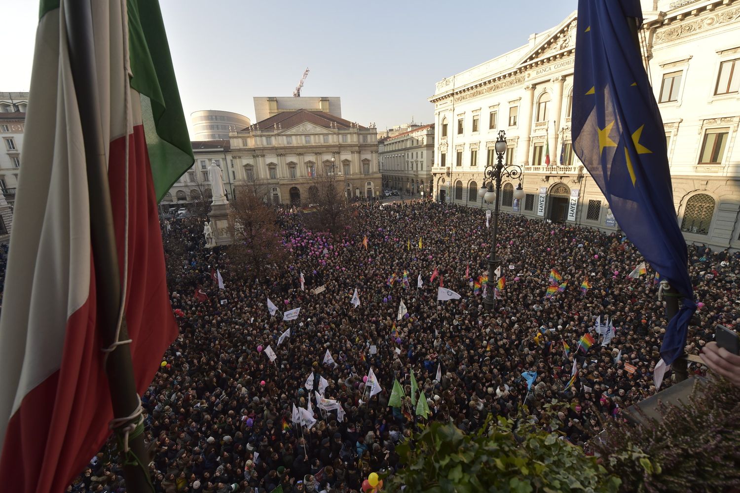 &nbsp;Milano manifestazione unioni civili (Afp)