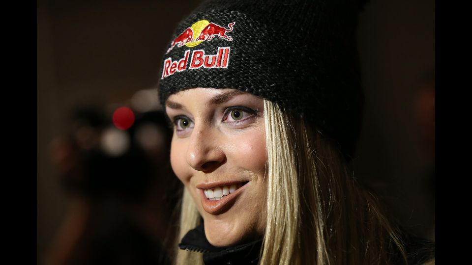Lindsey Vonn ad Aspen in Colorado, alla vigilia della Coppa del Mondo di sci alpino Audi - afp