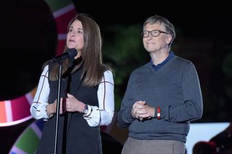 Bill e Melinda Gates (Afp)