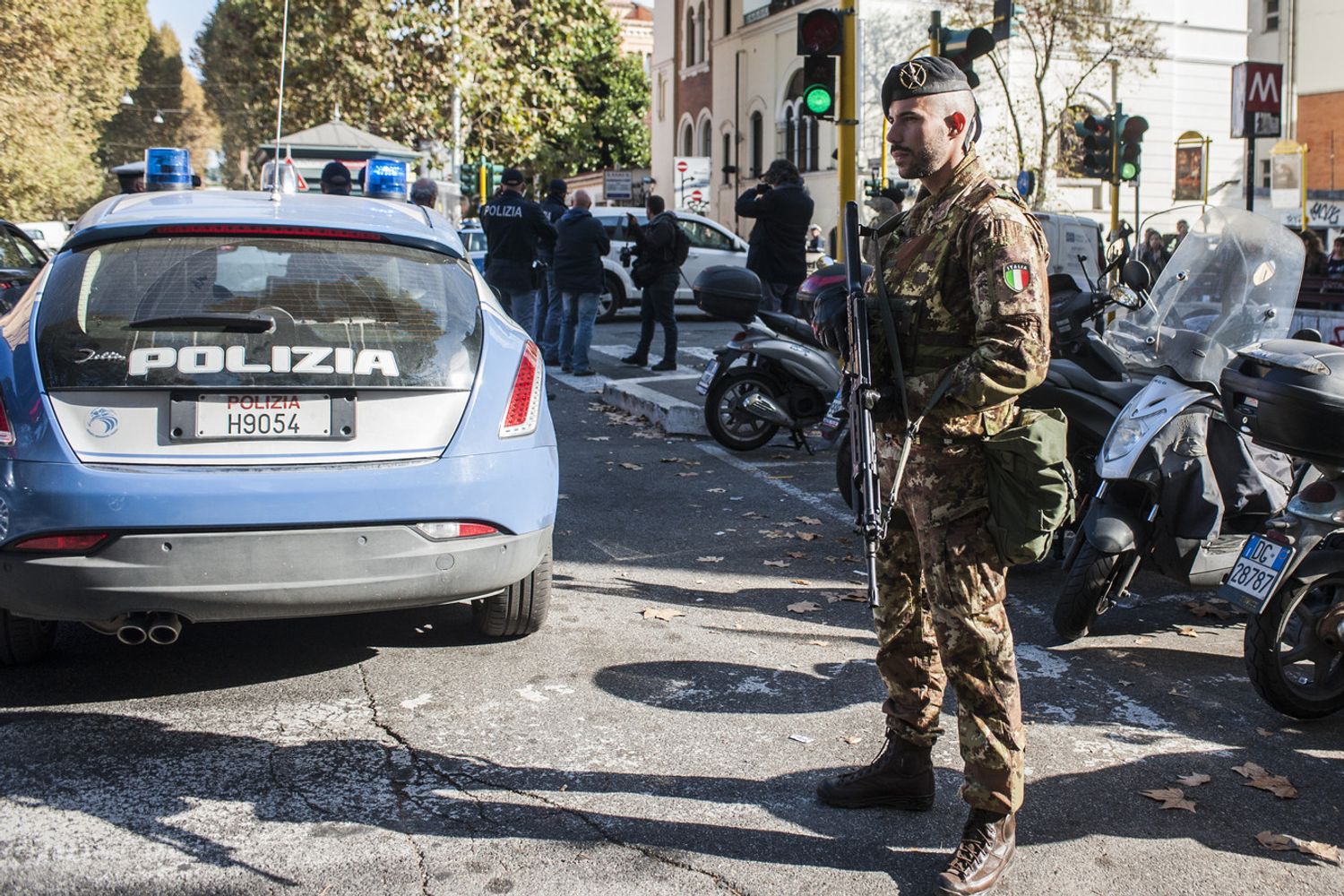 militari piano sicurezza polizia (Agf)&nbsp;