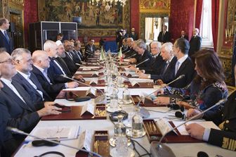Rohani Mattarella al Quirinale (foto Quirinale)&nbsp;