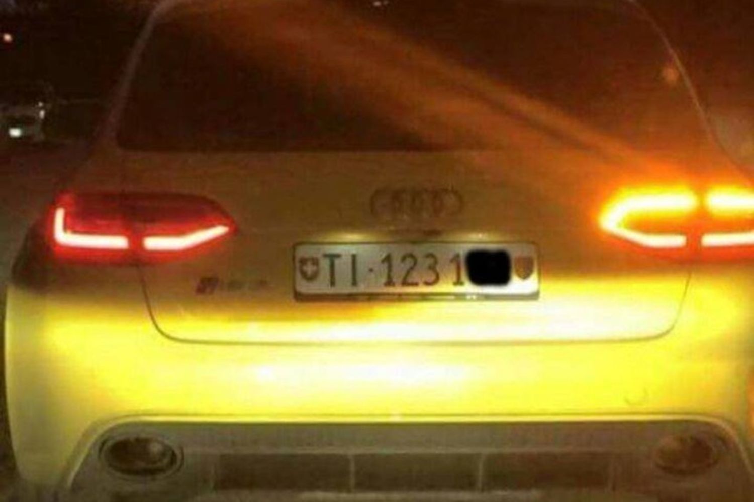 Audi gialla (youreporter)&nbsp;