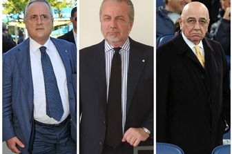 &nbsp;Lotito De Laurentiis Galliani