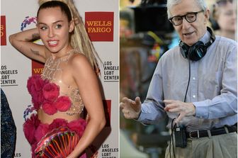 Miley Cyrus e Woody Allen&nbsp;