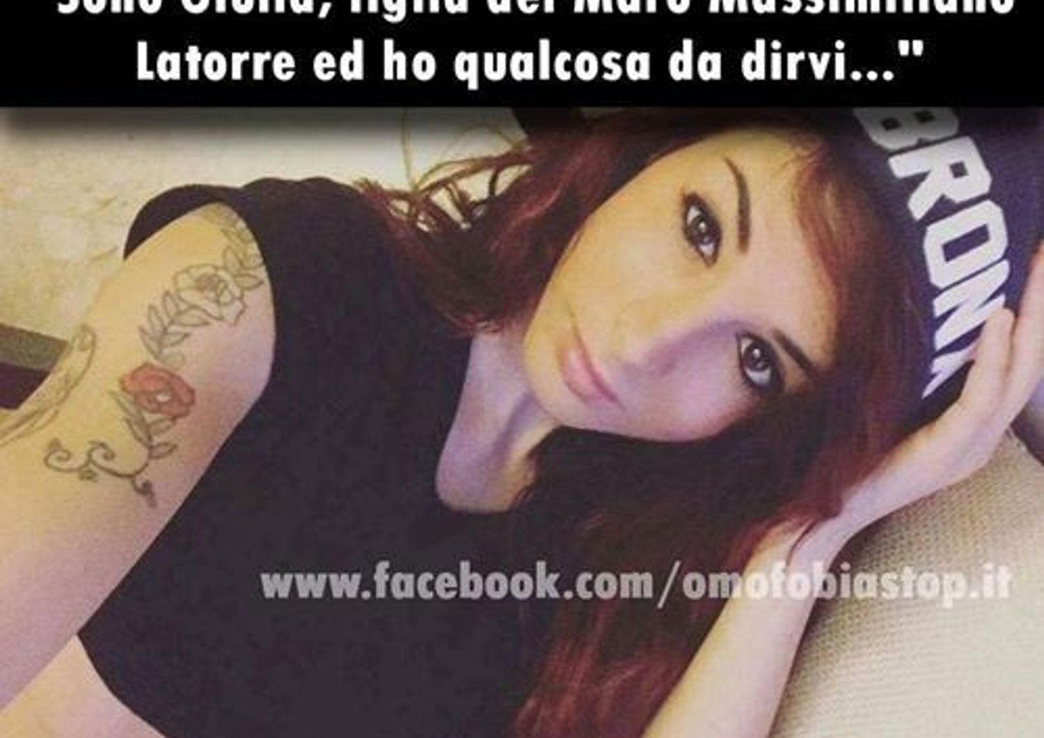 &nbsp;Giulia Latorre (Facebook, OmofobiaStop)