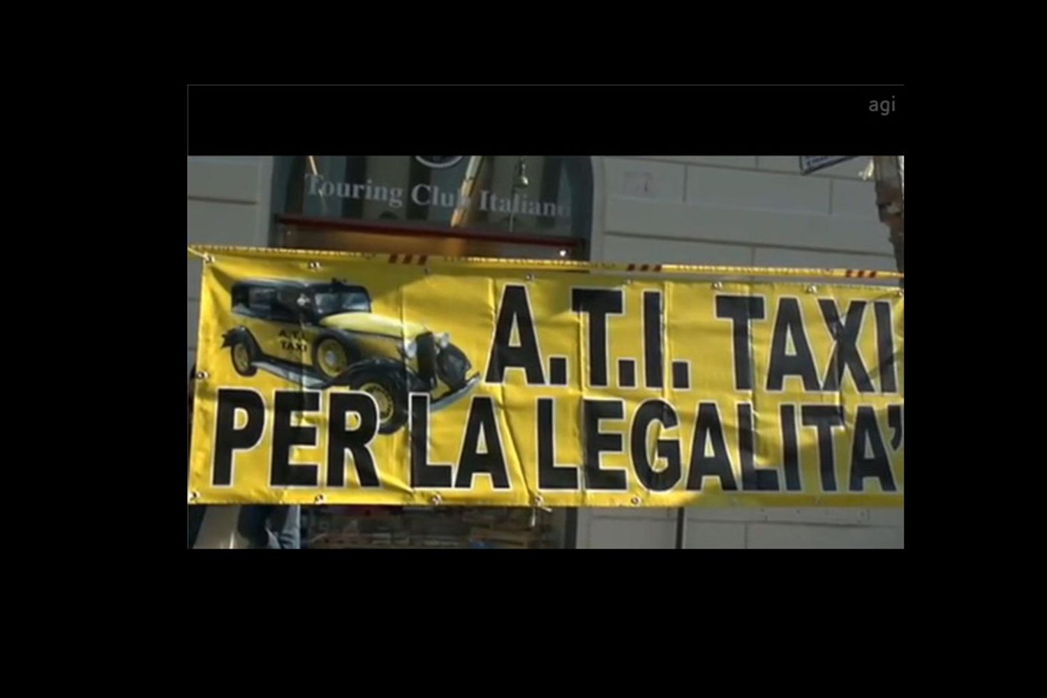 &nbsp;taxi protesta