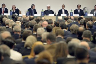 &nbsp;Italia Iran Business Forum Rohani - afp