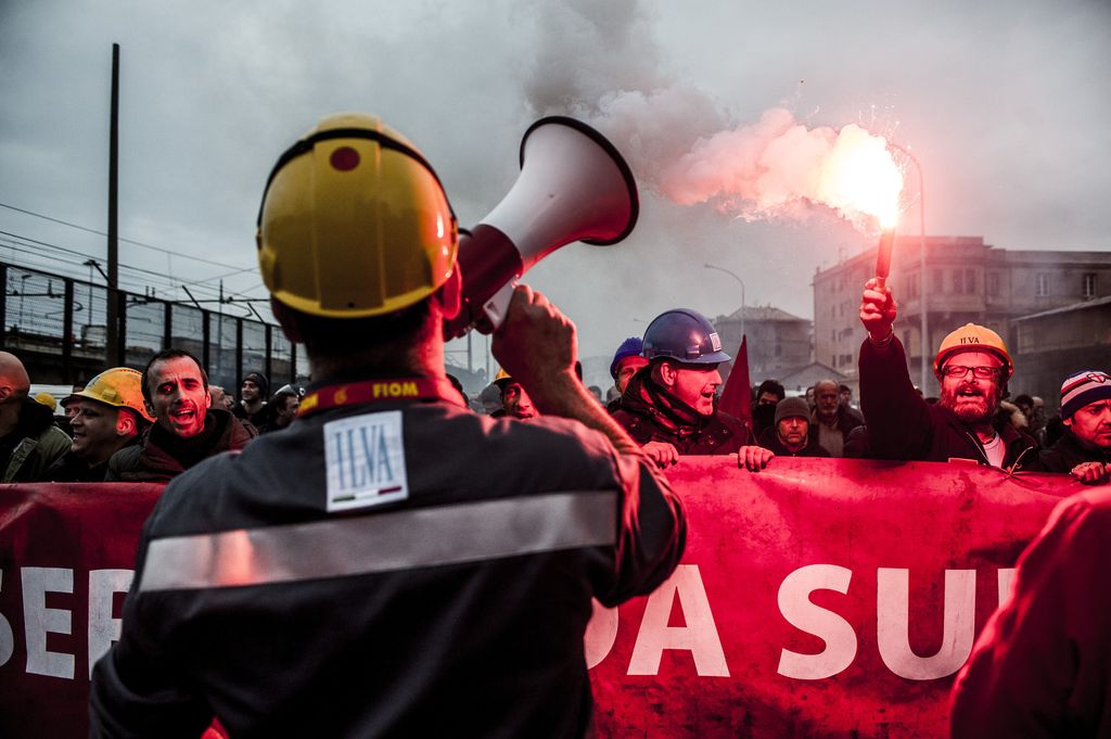 &nbsp;Lavoratori Ilva in sciopero