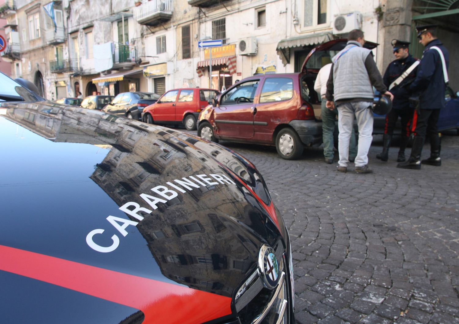 carabinieri Napoli camorra (Afp)&nbsp;