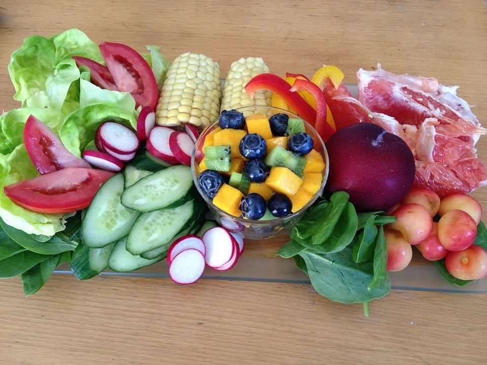 &nbsp;frutta verdura antiossidanti flavonoidi - pixabay