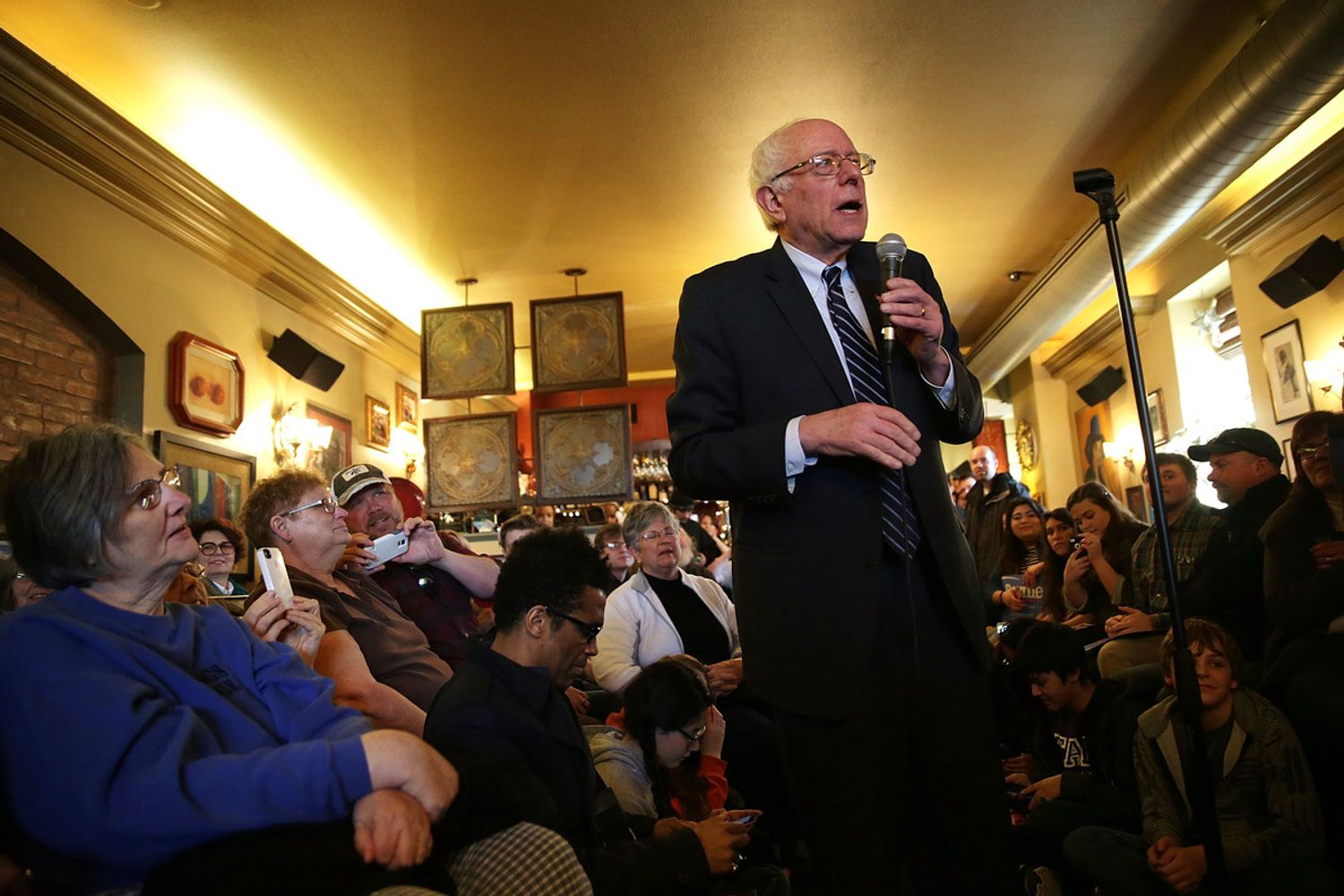 &nbsp;BERNIE SANDERS elezioni usa 2016 - afp