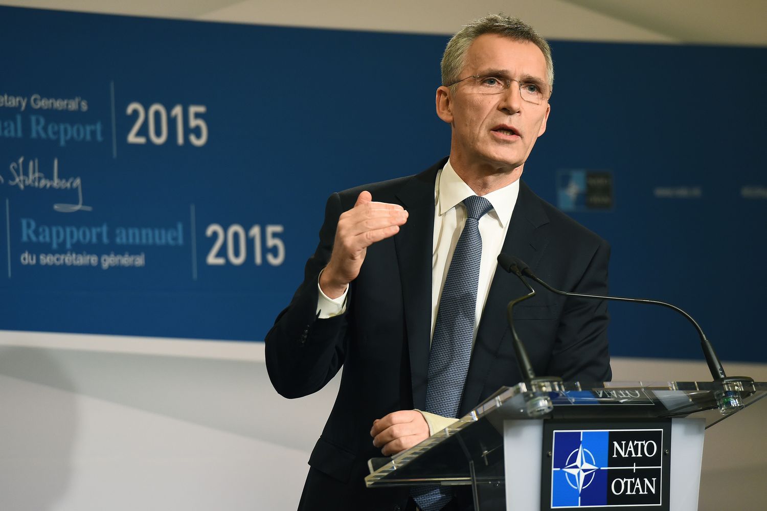 Jens Stoltenberg, segretario generale Nato (afp)&nbsp;