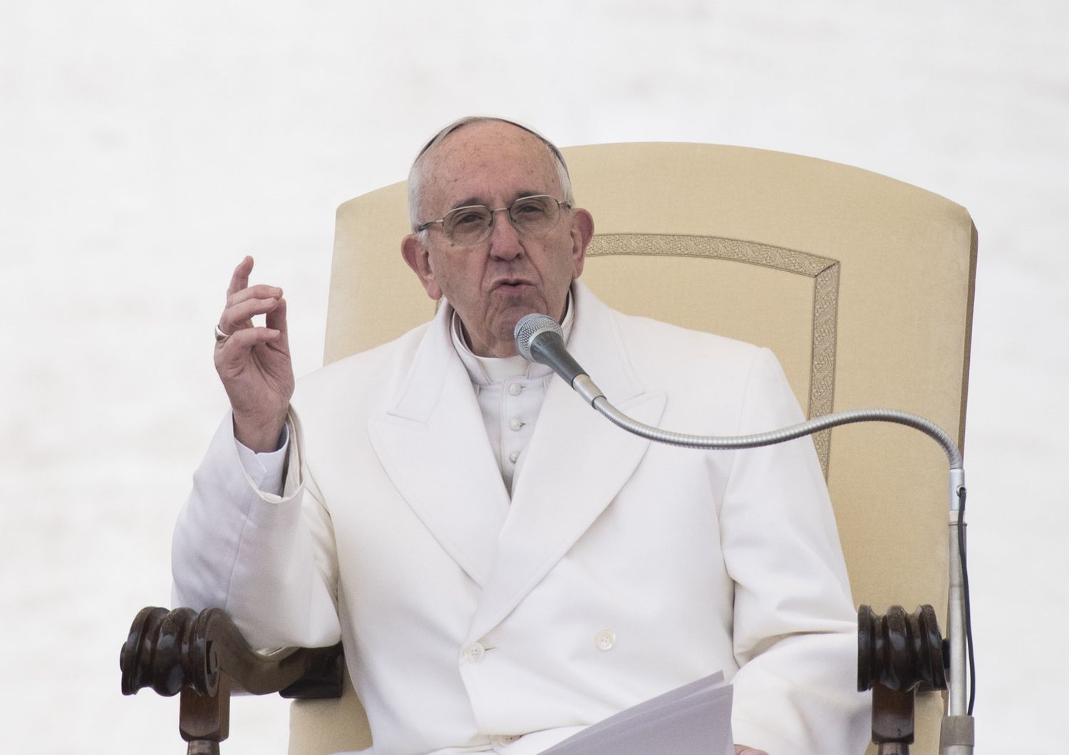 &nbsp;Papa Francesco (Afp)