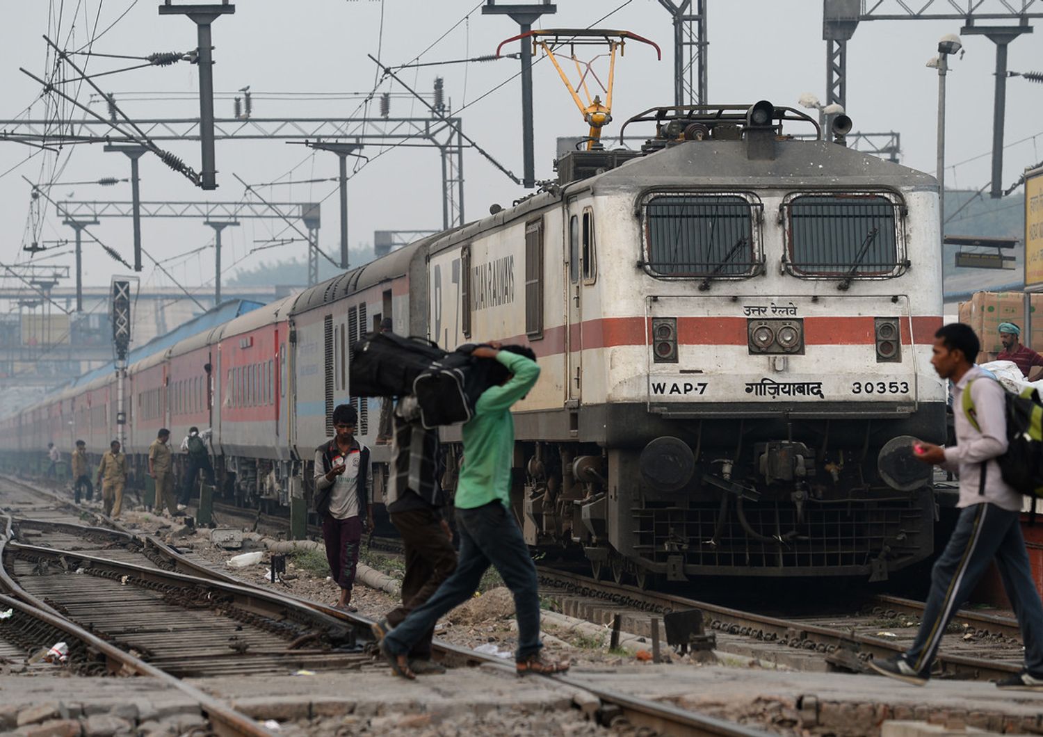 Treno, binario, India (Afp)&nbsp;