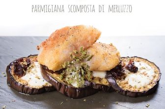 Le ricette di Masterchef, parmigiana scomposta di merluzzo per Beatrice