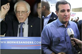 Bernie Sanders e Ted Cruz