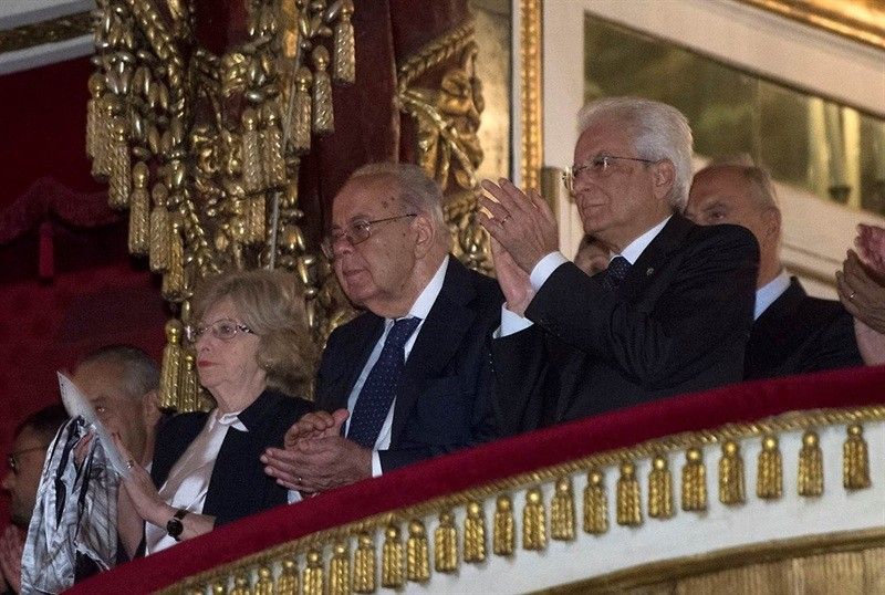 Mattarella al Teatro San Carlo&nbsp;