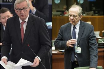 Junker - Padoan (Afp)&nbsp;