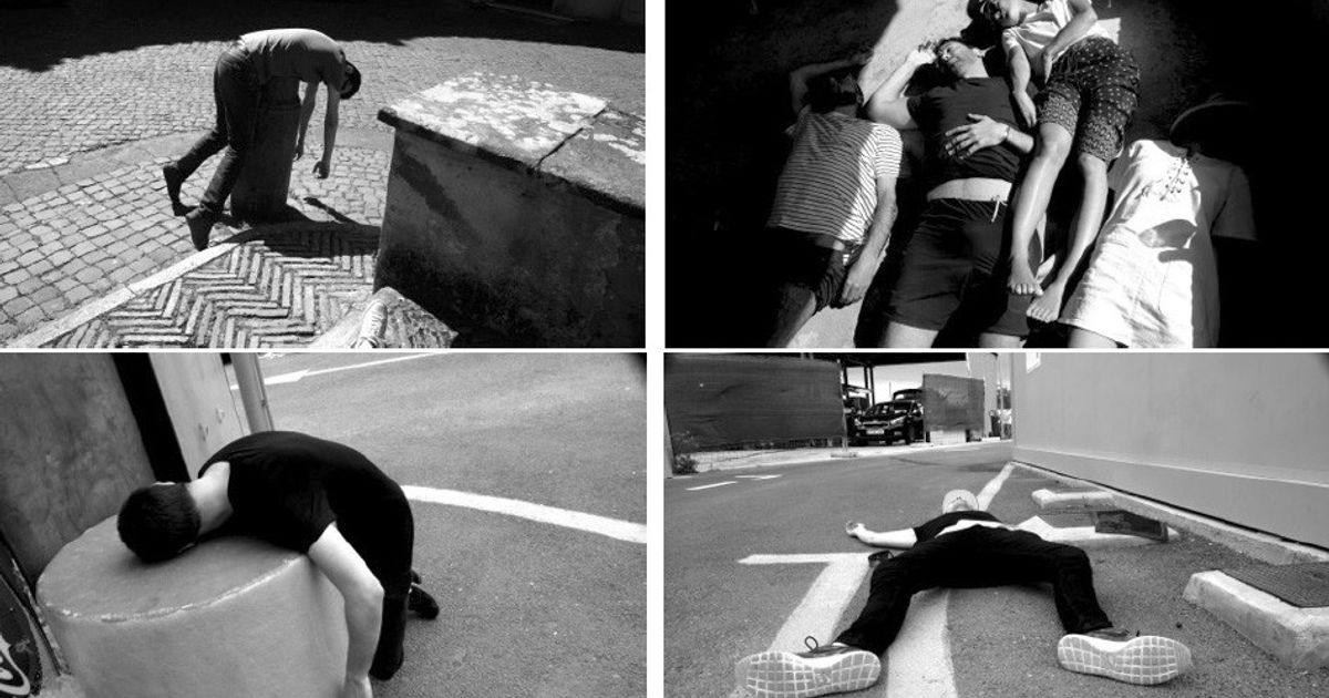 Massimo Scognamiglio · Rebirth · performance a Place de la République, Parigi. Contemporary art, photography or visual culture featured by Acquistare Arte.
