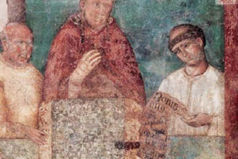 &nbsp;Bonifacio VIII primo Giubileo 1300 ritratto da Giotto