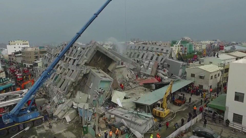 Terremoto a Taiwan, si scava sotto le macerie&nbsp;&nbsp;