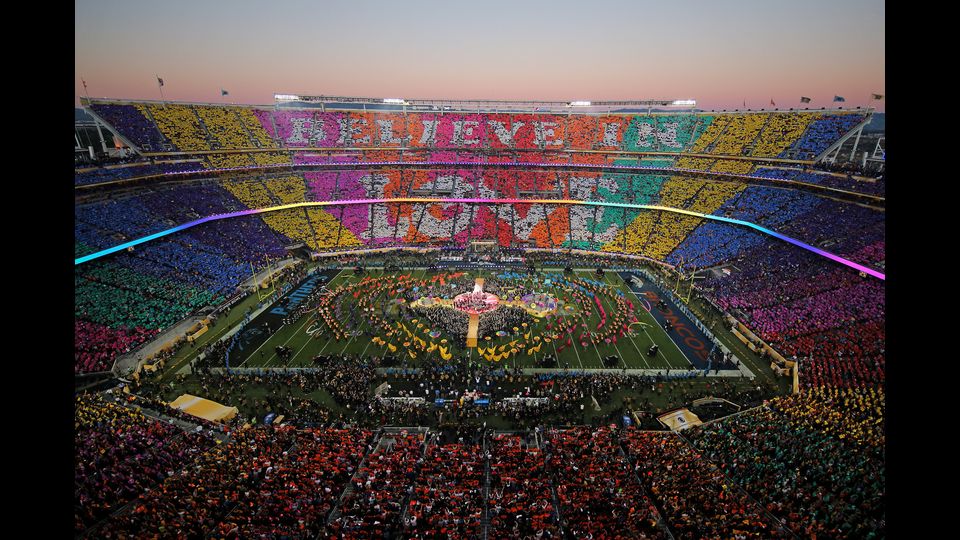 &nbsp;Lo stadio dove si e' svolto il Super Bowl (Afp)