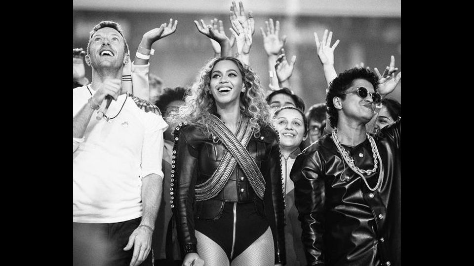 &nbsp;Chris Martin, Beyonce e Bruno Mars (instagram)