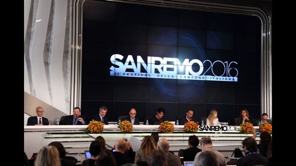 Conferenza stampa per il Festival Sanremo (ravaglifoto)