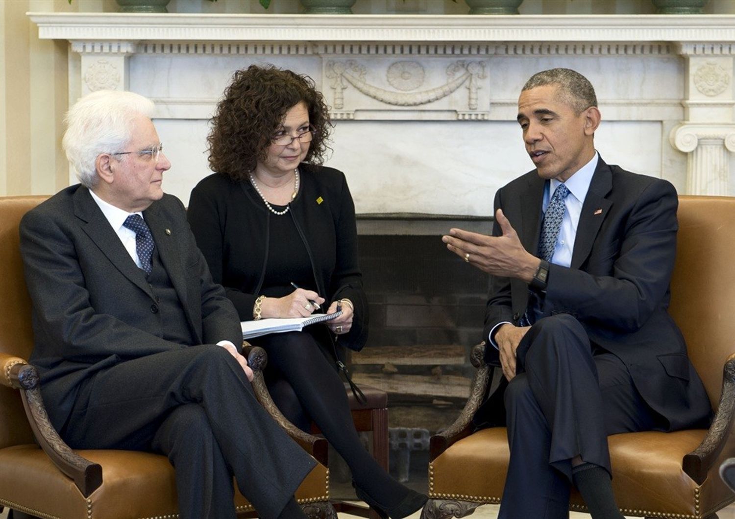 Mattarella in America con Obama (fonte Quirinale)&nbsp;