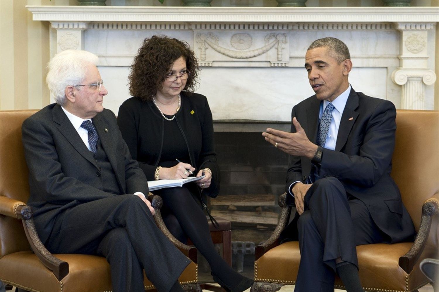Mattarella in America con Obama (fonte Quirinale)&nbsp;
