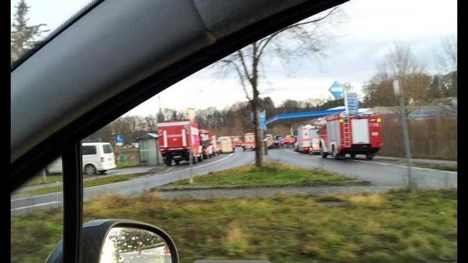 &nbsp; Baviera: lo scontro dei treni a Bad Aibling, sulla linea tra Rosenheim e Holzkirchen&nbsp;(fonte: &nbsp;Rosenheim24)