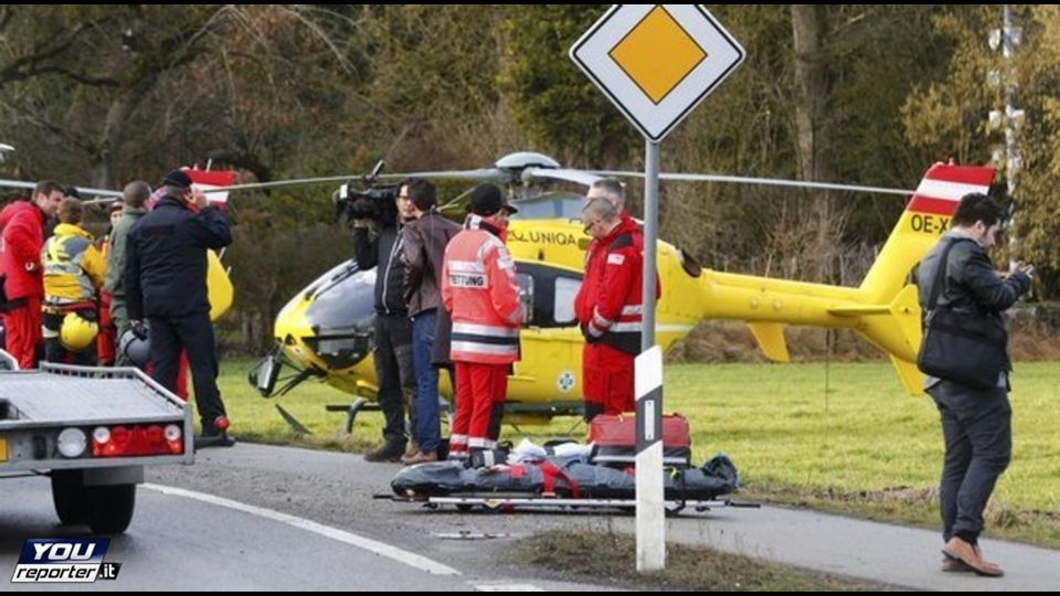 &nbsp; Baviera: lo scontro dei treni a Bad Aibling, sulla linea tra Rosenheim e Holzkirchen&nbsp;(fonte: Youreporter)