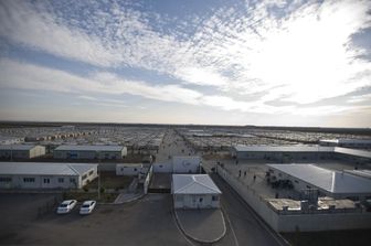 Campi profughi Siria (Afp)