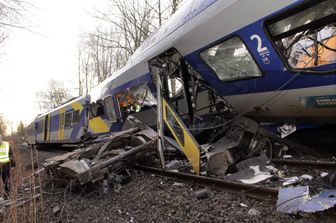 Bad Aibling disastro treni in Baviera (Afp)