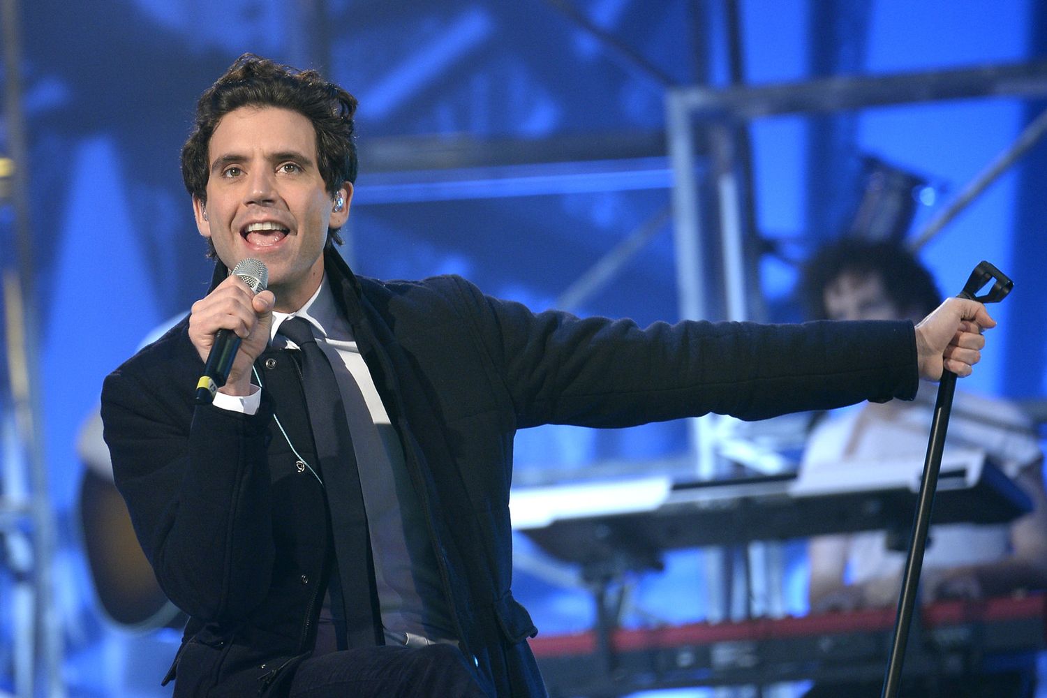 Mika ospite della trasmissione televisiva L'Arena (Agf)&nbsp;