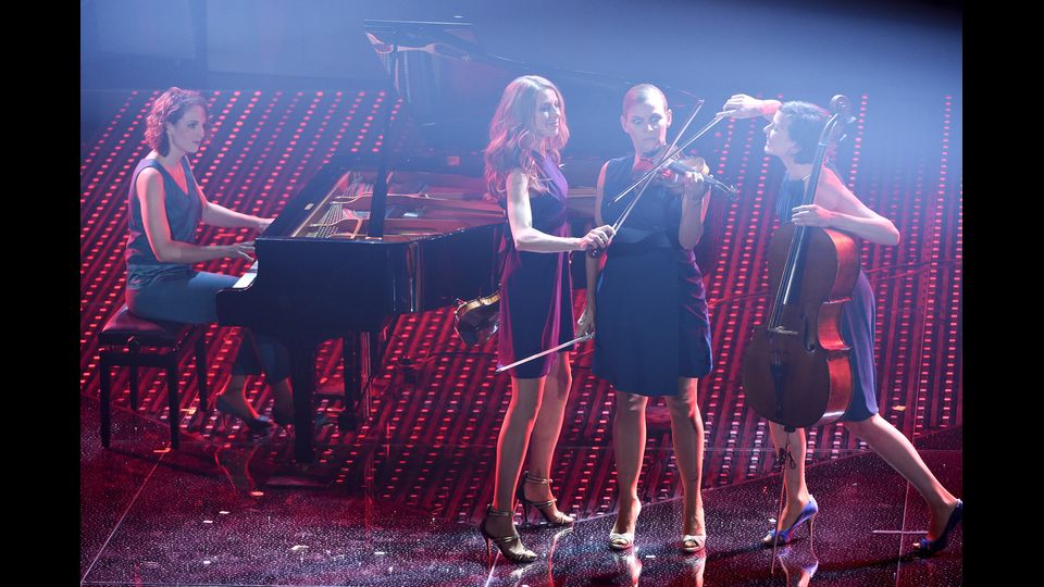 &nbsp;Sanremo.&nbsp;66&deg;&nbsp;Festival della Canzone Italiana, seconda serata. Nella foto le Salut Salon