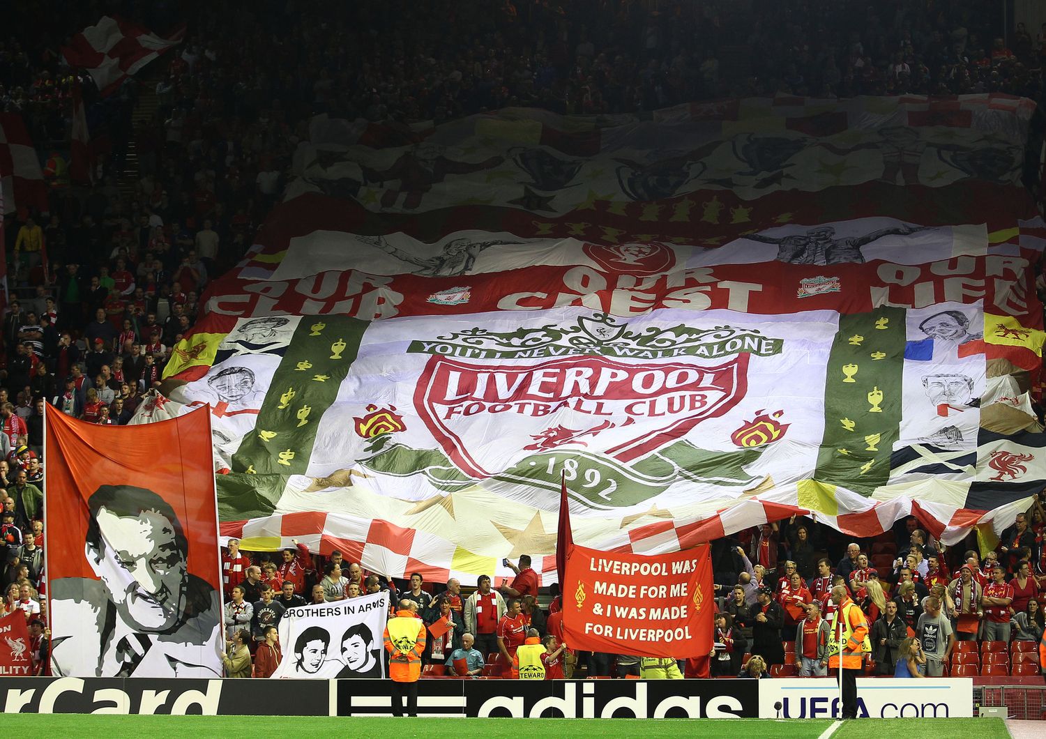 &nbsp;Anfield Road, Liverpool (Afp)