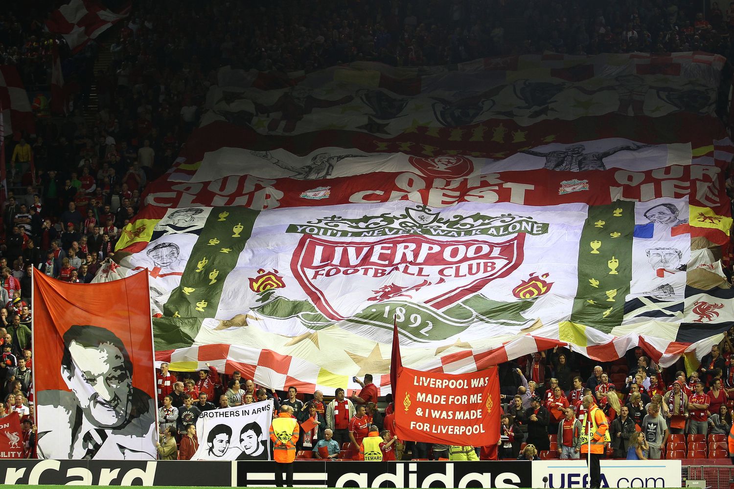 &nbsp;Anfield Road, Liverpool (Afp)