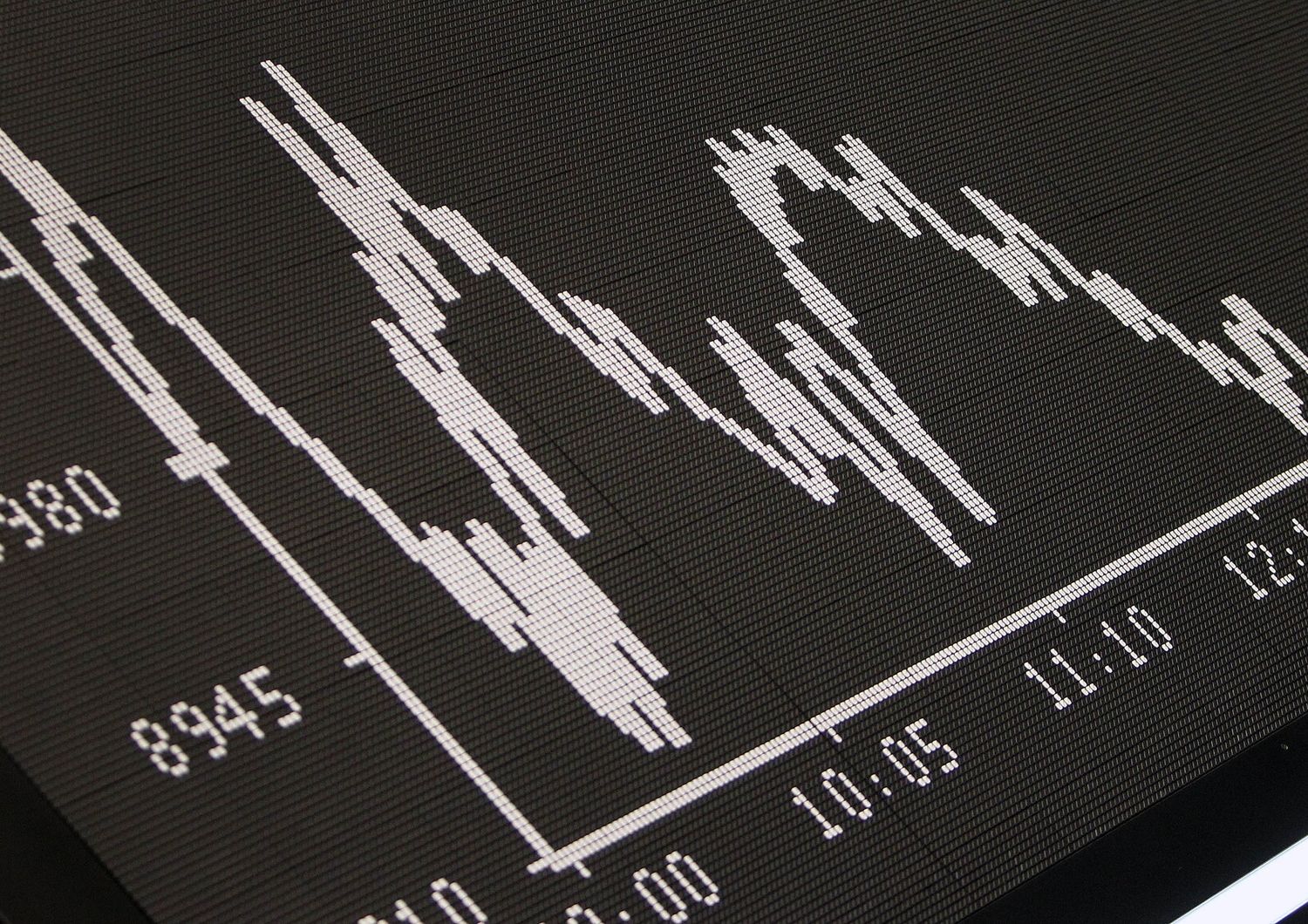 Crollo Borsa, mercati finanziari (Afp)