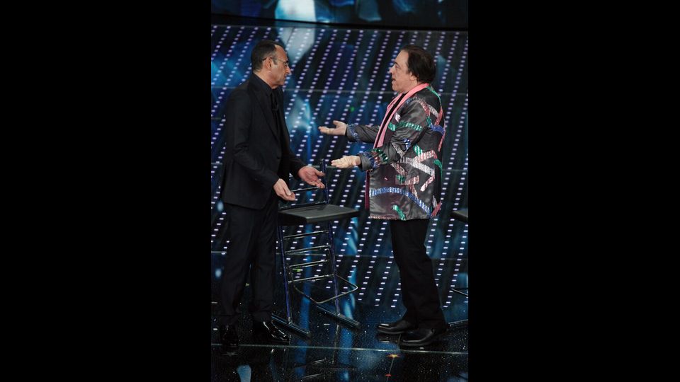 Carlo Conti e Nino Frassica (Ravagli)&nbsp;